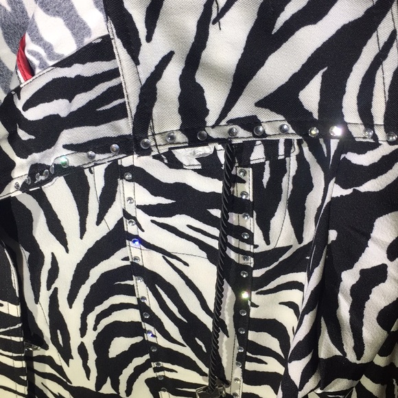 Zebra Berek XL Jacket with fabulous accents - Picture 8 of 8
